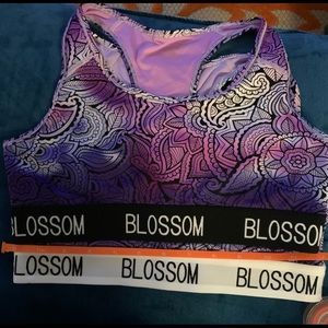Two Ivory Ella Blossom Mandala Sports Bras